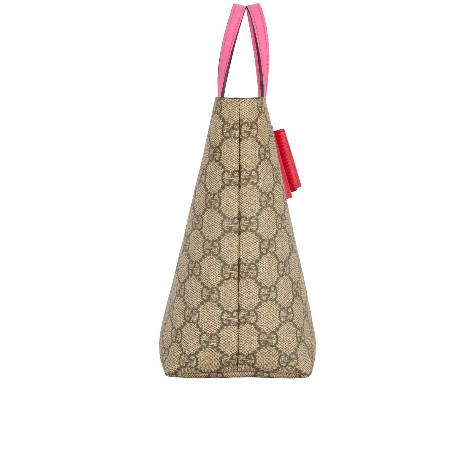 Bow Tote, &pound;495, Handbags, Beige, Canvas, Side view
